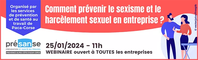 Webinaire "Comment prévenir le sexisme et le harcèlement sexuel en entreprise ?"