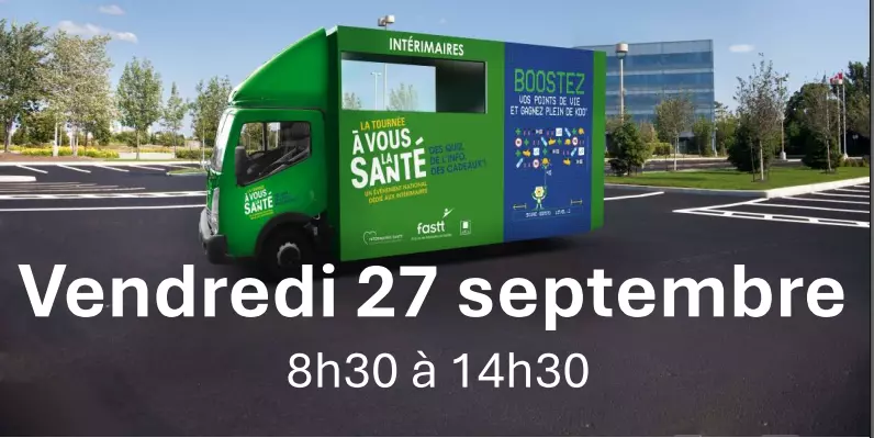 Tournée "A vous la Santé et la Sécurité 2024" : un camion parcourt la Corse toute cette semaine afin de sensibiliser les salariés intérimaires de l'Ile.